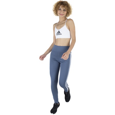 Calça Legging adidas D2M 3S HR LT - Feminina - Foto 4
