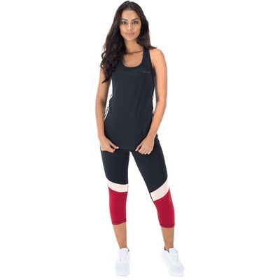 Camiseta Regata adidas Design To Move D2M 3-Stripes Tank - Feminina - Foto 4