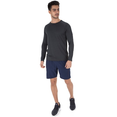 Camiseta Manga Longa Oxer Mescla - Masculina - Foto 4