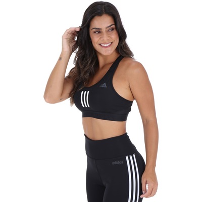 Top Fitness com Bojo adidas DRST Alphaskin Sport 3S - Adulto - Foto 2