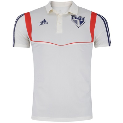 Camisa Polo do São Paulo Viagem 2019 Poli adidas - Masculina - Foto 1