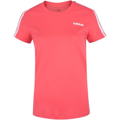 Camiseta adidas Essentials 3S Slim - Feminina - Foto 1