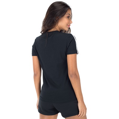 Camiseta adidas Essentials 3S Slim - Feminina - Foto 3