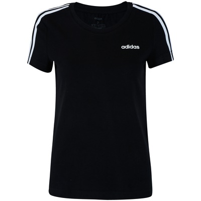 Camiseta adidas Essentials 3S Slim - Feminina - Foto 5