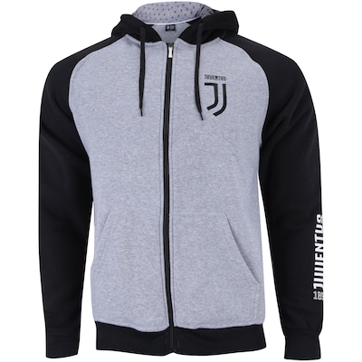 Jaqueta de Moletom Juventus 19 com Capuz - Masculina - Foto 1