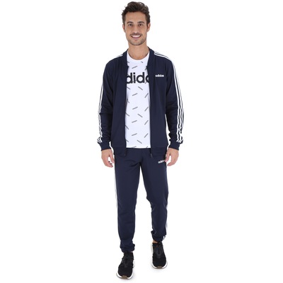 Agasalho adidas Back 2 Basic 3S Track - Masculino - Foto 6