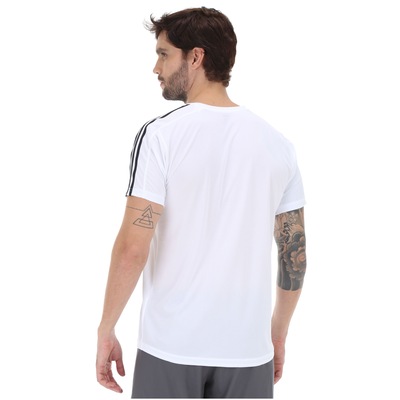Camiseta adidas D2M 3S 19 - Masculina - Foto 2