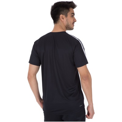 Camiseta adidas D2M 3S 19 - Masculina - Foto 3