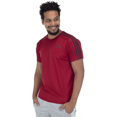 Camiseta adidas D2M 3S 19 - Masculina - Foto 2