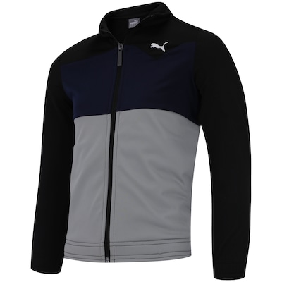 Agasalho Puma Tricot Suit I - Infantil - Foto 4