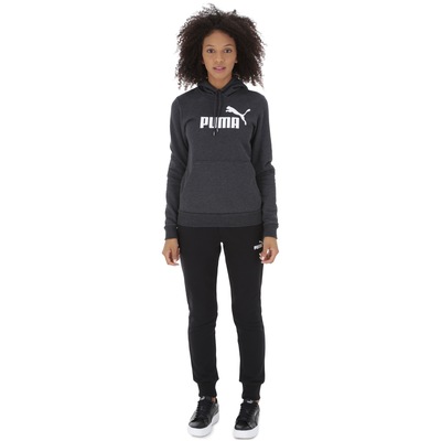 Blusão de Moletom com Capuz Puma Essentials Logo Hoody Fleece - Feminino - Foto 3