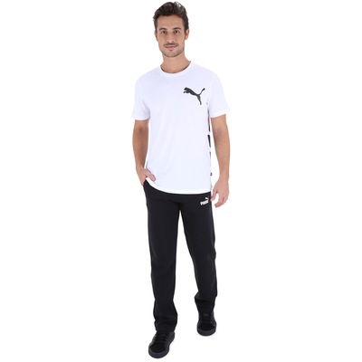 Calça de Moletom Puma Ess Logo - Masculina - Foto 4
