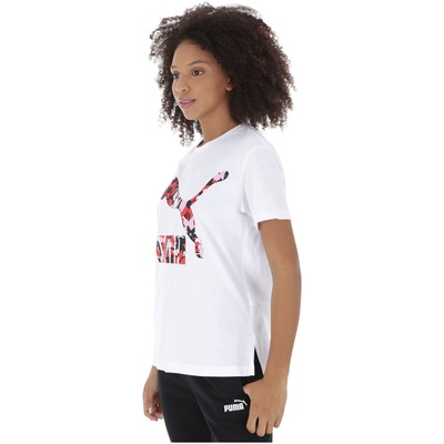Camiseta Puma Classics Logo - Feminina - Foto 1