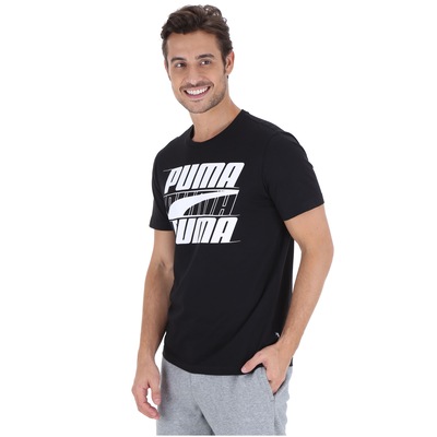 Camiseta Puma Rebel Basic - Masculina - Foto 2