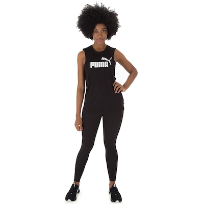 Camiseta Regata Puma Essentials Cut Off - Feminina - Foto 4