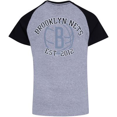 Camiseta NBA Brooklyn Nets Raglan Mini Logo - Infantil - Foto 2