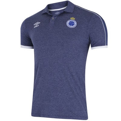Camisa Polo do Cruzeiro Viagem 2019 Umbro - Masculina - Foto 3