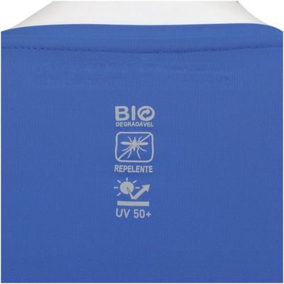 Camiseta Manga Longa com Proteção Solar UV Lupo KM Repelente - Infantil - Foto 6