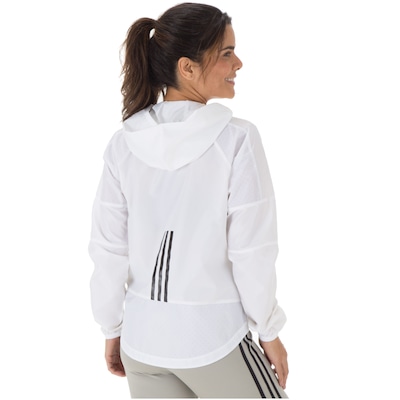 Jaqueta Corta-Vento com Capuz adidas S2S - Feminina - Foto 3