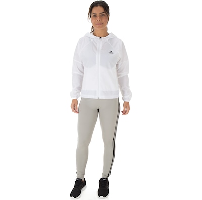 Jaqueta Corta-Vento com Capuz adidas S2S - Feminina - Foto 5