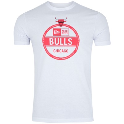 Camiseta New Era Chicago Bulls ADD Sticker - Masculina - Foto 1