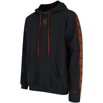 Blusão de Moletom com Capuz New Era New York Yankees Soccer Stripe - Masculino - Foto 3