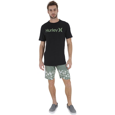 Camiseta Hurley Silk O&O Solid - Masculina - Foto 4