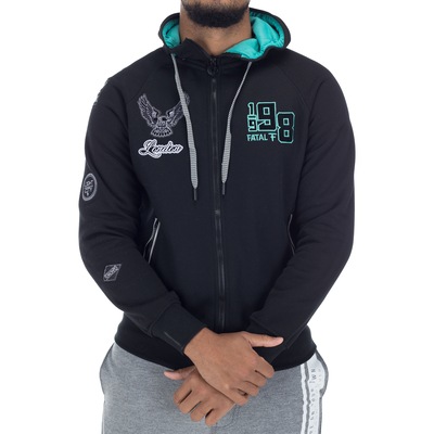 Jaqueta de Moletom com Capuz Fatal Raglan 18226 - Masculina - Foto 6
