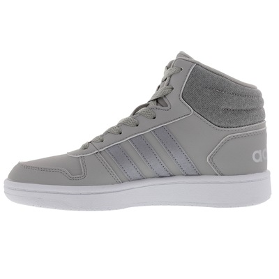 Tênis Cano Alto adidas Hoops 2.0 K - Infantil - Foto 6