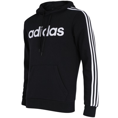 Blusão de Moletom com Capuz adidas 3S PO FL - Masculino - Foto 4