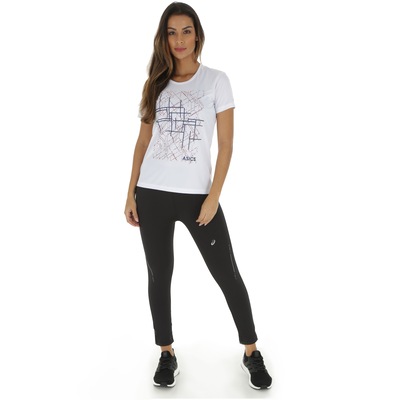 Camiseta Asics Running Graphic - Feminina - Foto 4