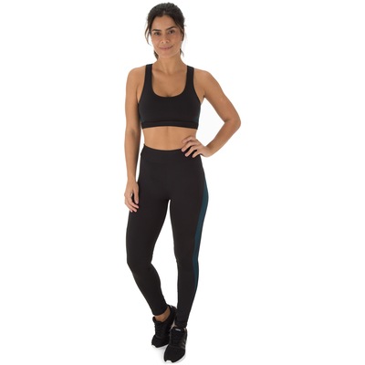 Calça Legging Oxer Recorte e Textura - Feminina - Foto 4