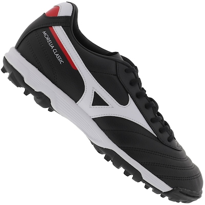 Chuteira Society Mizuno Morelia Classic AS TF - Adulto - Foto 1