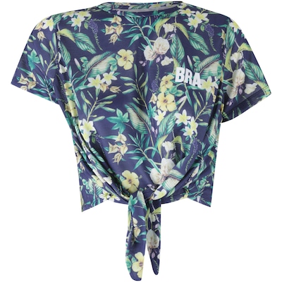 Blusa Cropped Copa América 2019 Brasilidade - Feminina - Foto 4