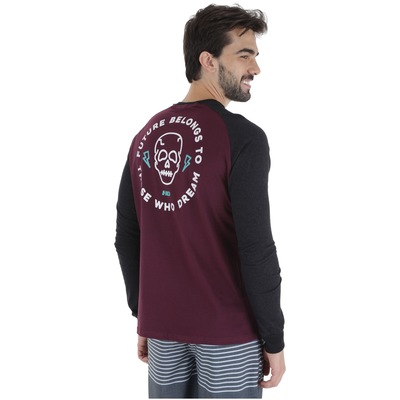 Camiseta Manga Longa HD Raglan Minimal - Masculina - Foto 3