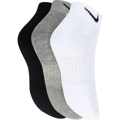 Kit de Meias Nike Everyday Cushioned Low com 3 Pares - Adulto - Foto 2