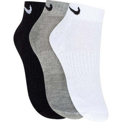 Kit de Meias Nike Everyday Cushioned Low com 3 Pares - Adulto - Foto 3
