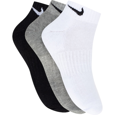 Kit de Meias Nike Everyday Cushioned Low com 3 Pares - Adulto - Foto 1
