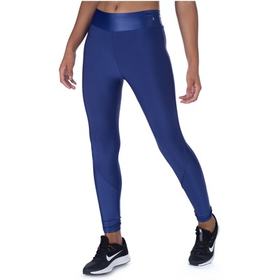 Calça Legging Oxer Goufre Recortes - Feminina - Foto 1