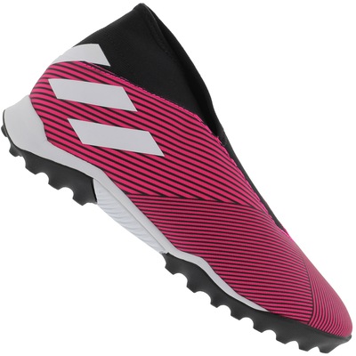 Chuteira Society adidas Nemeziz 19.3 Laceless TF - Adulto - Foto 1
