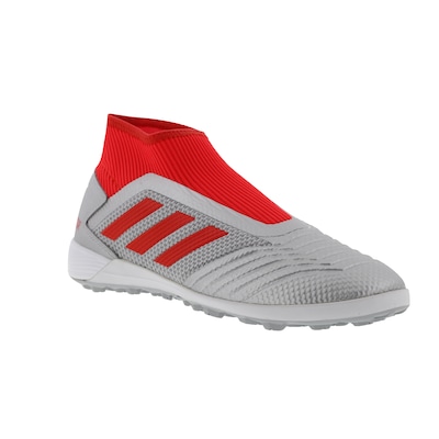 Chuteira Society adidas Predator 19.3 Laceless TF - Adulto - Foto 2