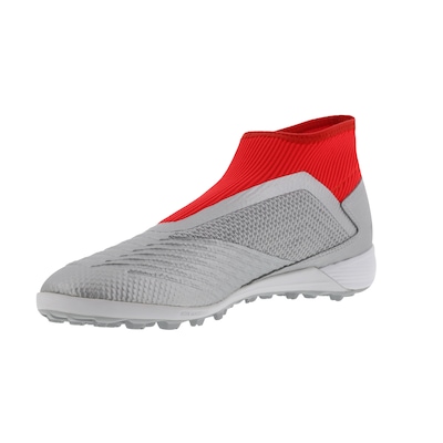 Chuteira Society adidas Predator 19.3 Laceless TF - Adulto - Foto 4
