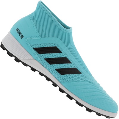 Chuteira Society adidas Predator 19.3 Laceless TF - Adulto - Foto 1