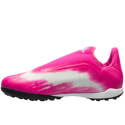 Chuteira Society adidas X 19.3 Laceless TF - Adulto - Foto 5