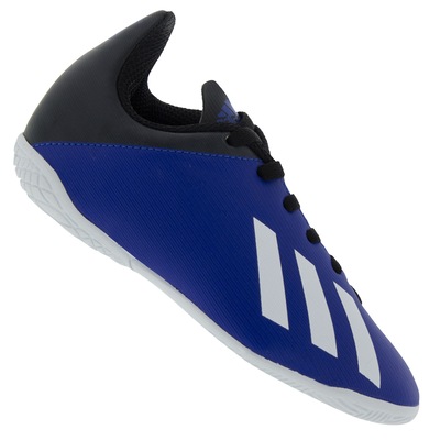 Chuteira de Futsal adidas X 19 4 IN - Infantil - Foto 1