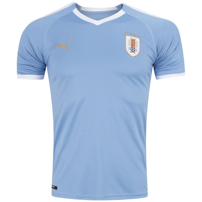 Camisa Uruguai I 2019 Puma - Masculina - Foto 1