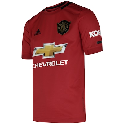 Camisa Manchester United I 19/20 adidas - Infantil - Foto 3