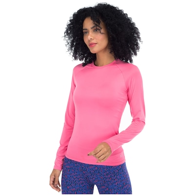 Camiseta Manga Longa com Proteção Solar UV 50+ Oxer Custom - Feminina - Foto 2