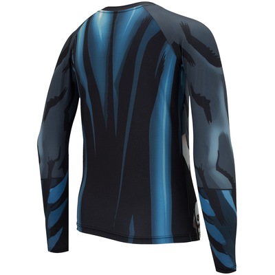 Conjunto Camiseta Manga Longa com Proteção Solar UV e Sunga Liga da Justiça Batman - Infantil - Foto 5