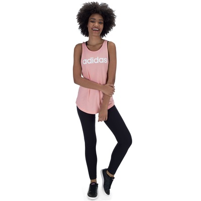 Camiseta Regata adidas Essentials Linear Loos - Feminina - Foto 4